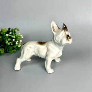 Ceramic Standing French Bulldog Dog Figurine Vintage made in Japan